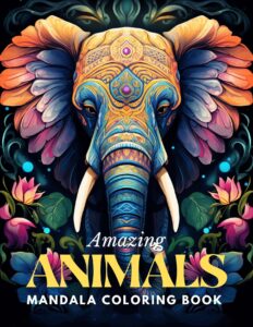 Amazing Animals Mandala Colouring Book!